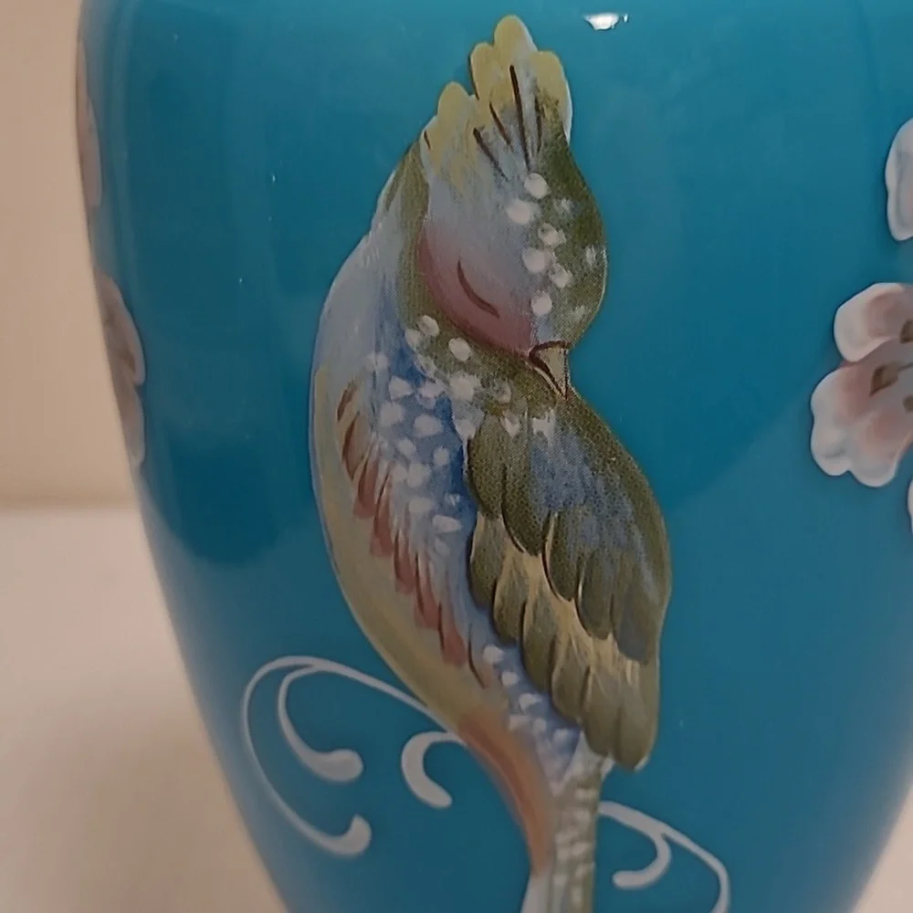 Signed Fenton 100 Year Anniversary 7638/8800 Hand Painted Vase